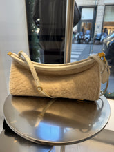 Load image into Gallery viewer, Alaïa - LE CLICK EAST WEST SMALL BAG IN SHAVED SHEARLING - White