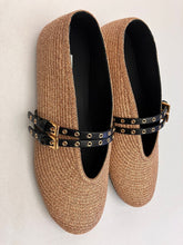Load image into Gallery viewer, Alaïa - RAFFIA BALLERINAS - Natural