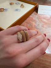 Load image into Gallery viewer, Bulgari - Serpenti Ring in Rose Gold with 2 Onyx and 0.89 Carat Diamonds
