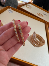 Load image into Gallery viewer, Bulgari - Serpenti Viper Bracelet in Rose Gold. Titanium 1.8g