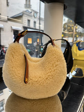 Load image into Gallery viewer, Celine - Celine Lulu Teen Bag in Shearling and Calfskin - Natural/ Tan