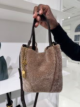 Load image into Gallery viewer, Chloé - Chloé Spin Small Shearling Tote Bag - Floral Grey