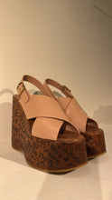 Load image into Gallery viewer, Chloé - Maxime Wedge Sandals - Blush Pink