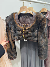 Load image into Gallery viewer, Chloé - Short Leather Spencer Jacket - Faraway Brown