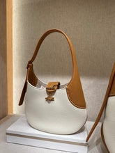 Load image into Gallery viewer, Loro Piana - Mini Bobbin Bag Calfskin - Wheat Bran/ Eucalyptus/ Antique Silver