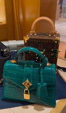 Load image into Gallery viewer, Louis Vuitton - Exclusive Limited Edition Compass Rose Bag in Crocodile - Emerald Green
