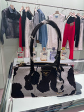 Load image into Gallery viewer, Prada - Prada Galleria Printed Leather Bag - White/ Dark Brown