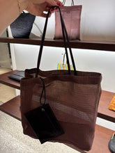 Load image into Gallery viewer, The Row - Barn Mesh Fabric Tote Bag - Brown