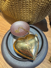 Load image into Gallery viewer, YSL- Exclusive Evening Mini Brass Heart Minaudière - Gold