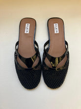 Load image into Gallery viewer, Alaïa - Exclusive Fishnet Mules - Mesh and Leather Detailing - Black
