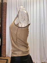 Load image into Gallery viewer, Alaïa - KNITTED TANK TOP - Transparent Beige
