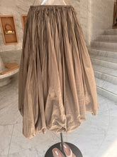 Load image into Gallery viewer, Alaïa - LONG BALLOON SKIRT IN SOFT NYLON - Grey-
