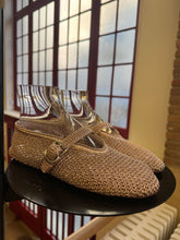 Load image into Gallery viewer, Alaïa - LUREX KNIT BALLERINAS - Gold
