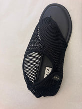 Load image into Gallery viewer, Alaïa - MESH FLIP-FLOPS SANDALS - Black
