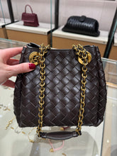 Load image into Gallery viewer, Bottega Veneta - Parachute with Small Chain - Soft Intrecciato Leather Shoulder Bag with Sliding Chain Strap - Fondant
