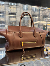 Load image into Gallery viewer, Celine - NEW LUGGAGE LARGE MODEL SHINY SOFT LAMB - Brick
