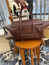 Load image into Gallery viewer, Celine - NEW LUGGAGE LARGE MODEL SHINY SOFT LAMB - Brick
