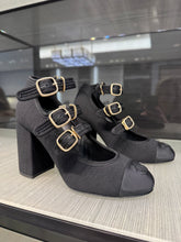 Load image into Gallery viewer, Chanel - Heeled Mary Janes - Black
