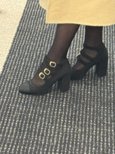 Load image into Gallery viewer, Chanel - Heeled Mary Janes - Black
