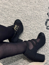 Load image into Gallery viewer, Chanel - Heeled Mary Janes - Black
