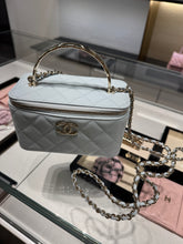 Load image into Gallery viewer, Chanel - Mini Vanity Bag with Top Handle - Light Blue
