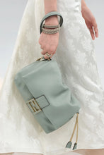 Load image into Gallery viewer, Fendi - Mamma Baguette Medium Nappa Leather Bag - Matcha Green
