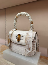 Load image into Gallery viewer, Gucci - Exclusive Limited Edition Gucci Bamboo 1947 Medium Hangbag - Alligator Leather - White
