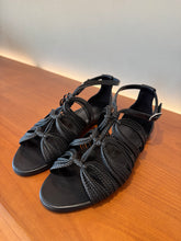 Load image into Gallery viewer, Hermes - Karmen Sandal in Nappa Leather - Black
