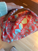 Load image into Gallery viewer, Hermes - Satin Pouch Bags - Orange
