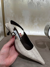 Load image into Gallery viewer, Jimmy Choo - Amel 50 Roccia Snake Print Leather Pumps - Rocco
