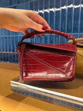 Load image into Gallery viewer, Loewe - Exclusive Limited Edition Mini Puzzle Bag - Crocodile Leather - Red

