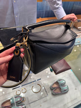 Load image into Gallery viewer, Loewe - New Featherlight Puzzle Small Bag in Nappa Lambskin - Black

