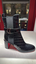Load image into Gallery viewer, Louboutin - CL Chelsea Booty - Alligator Leather - Black
