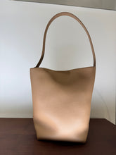 Load image into Gallery viewer, The Row - Large NS Park Tote Bag in Leather - Dark Taupe
