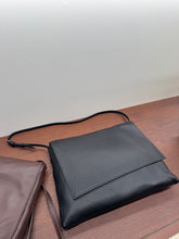 Load image into Gallery viewer, The Row - Nan Leather Shoulder Bag - Black
