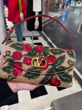 Load image into Gallery viewer, Valentino - Valentino Garavani DeVain Small Shoulder Bag Embroidered with Cherry Fic Motif (As worn by Sabrina Carpenter) - Multicolor
