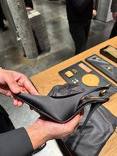 Load image into Gallery viewer, YSL - Exclusive L'Entracte Satin Slingbacks - Black

