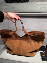 Load image into Gallery viewer, YSL - Suede Tote Bag - Dark Caramel Cognac
