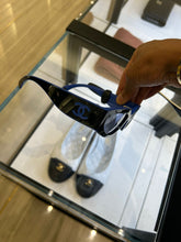 Load image into Gallery viewer, Chanel - Sunglasses Black &amp; Blue
